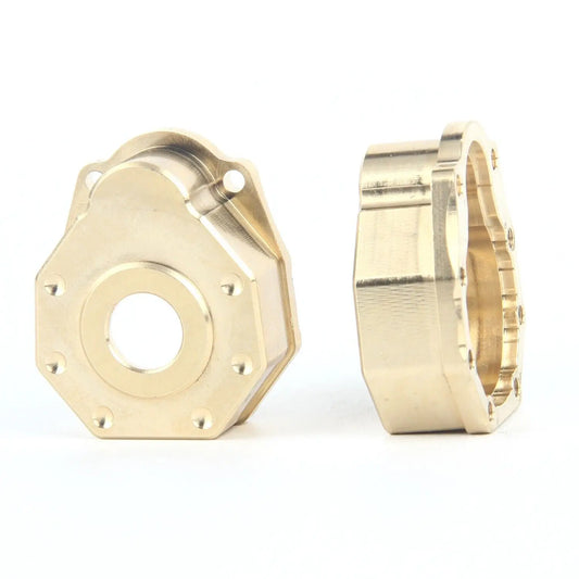LCX Racing 1/10 RC Crawler Brass Front Rear Portal Housing Outer Cover for Traxxas TRX4 TRX6 Upgrades Parts Accessories