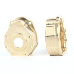 LCX Racing 1/10 RC Crawler Brass Front Rear Portal Housing Outer Cover for Traxxas TRX4 TRX6 Upgrades Parts Accessories