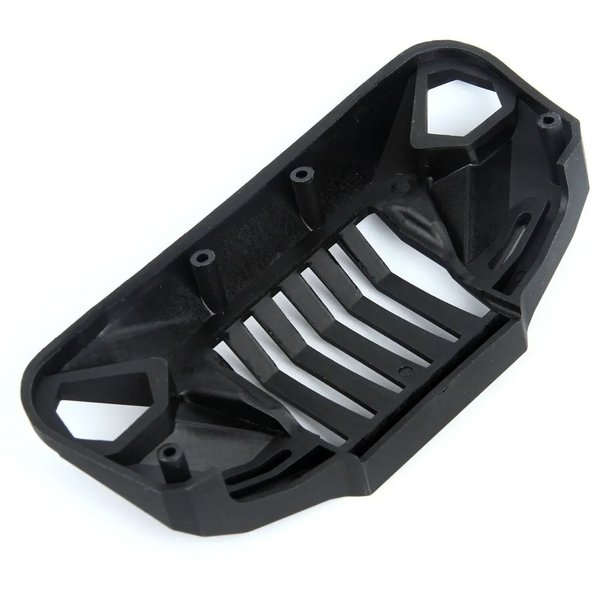 LCX Racing 1/10 RC Crawler Car Hard Body Nylon Front Angry Grills for Axial SCX10 II 90046 90047 Body Upgrades Parts Accessories