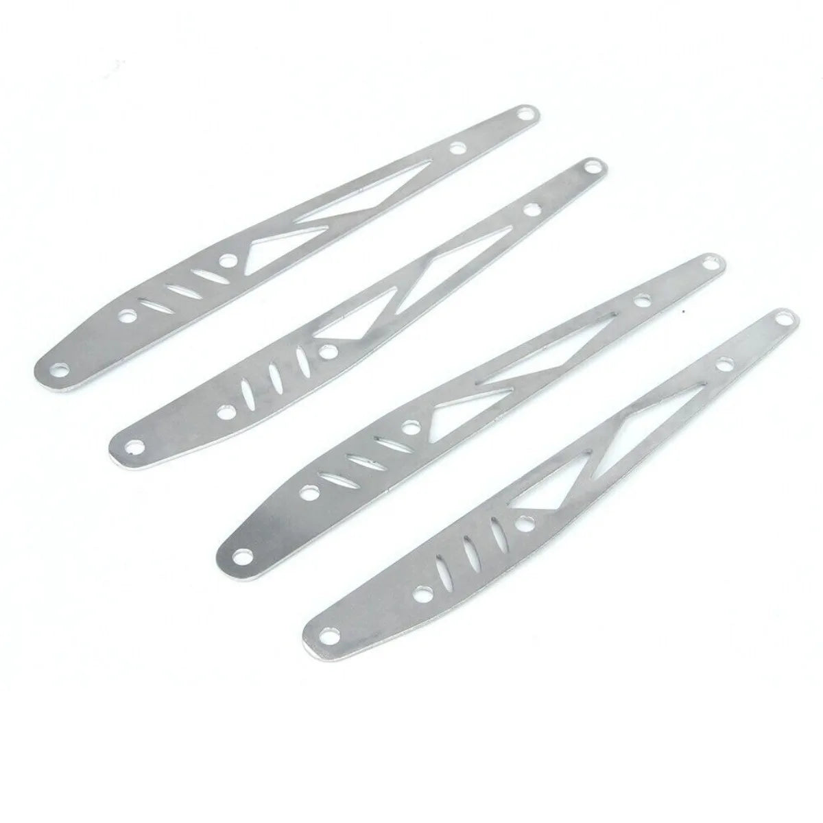 LCX Racing 1/10 RC Crawler Stainless Steel Rear Lower Link Reinforce Plate for Axial RBX10 RYFT Upgrades Parts Accessories