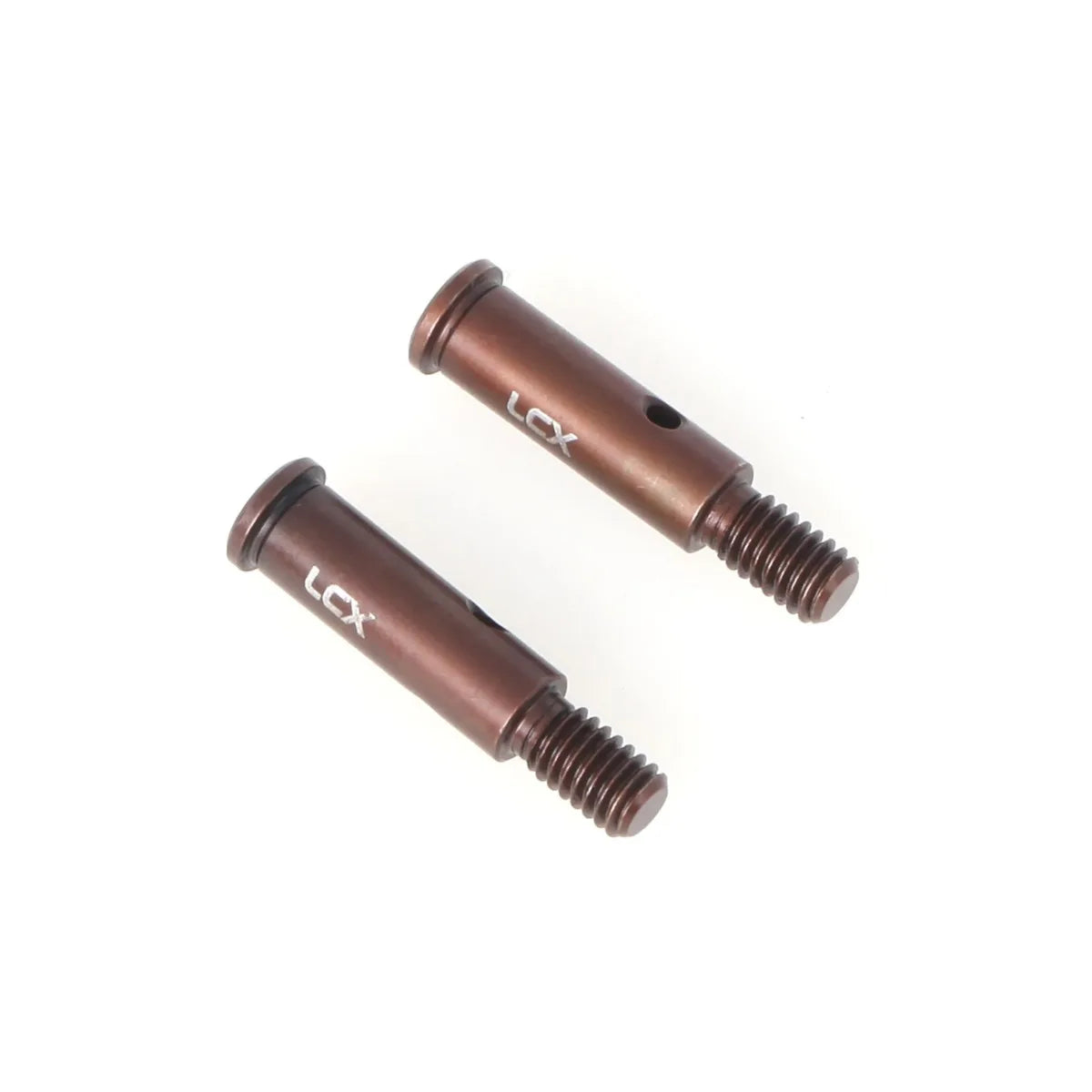 LCX Racing RC Car CNC Hard Steel Front Axles Freewheel Shafts for 1/10 LOSI 22S, Upgrades Parts Accessories