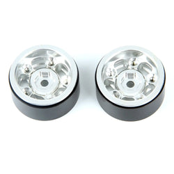 LCX Racing 1/18 1/24 RC Crawler Aluminum Beadlock Wheel Rim Set for Axial SCX24 AX24 Traxxas TRX4M Upgrades Parts Accessories