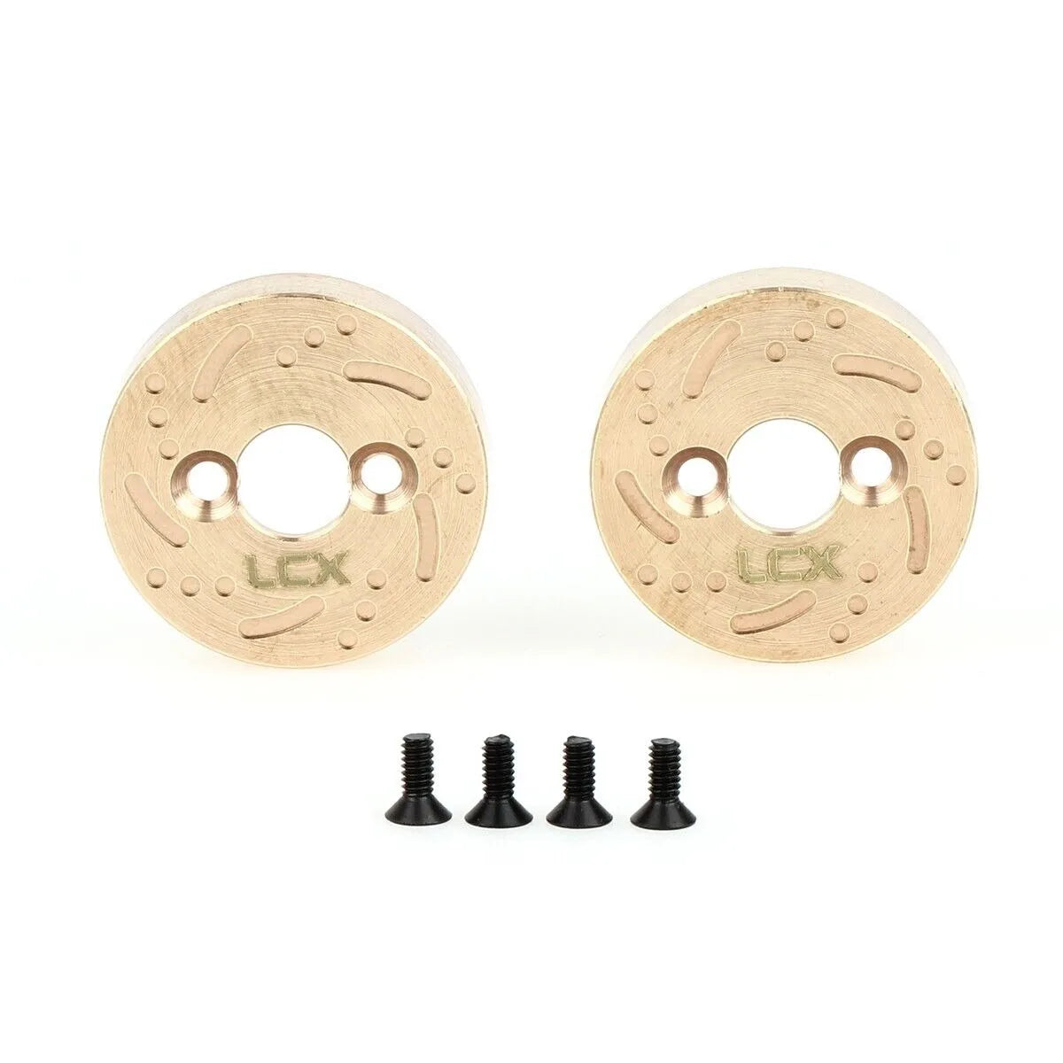 LCX Racing 1/18 RC Crawler CNC Brass Rear Axle Counter Weights for Traxxas TRX4M Upgrades Parts Accessories