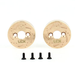 LCX Racing 1/18 RC Crawler CNC Brass Rear Axle Counter Weights for Traxxas TRX4M Upgrades Parts Accessories