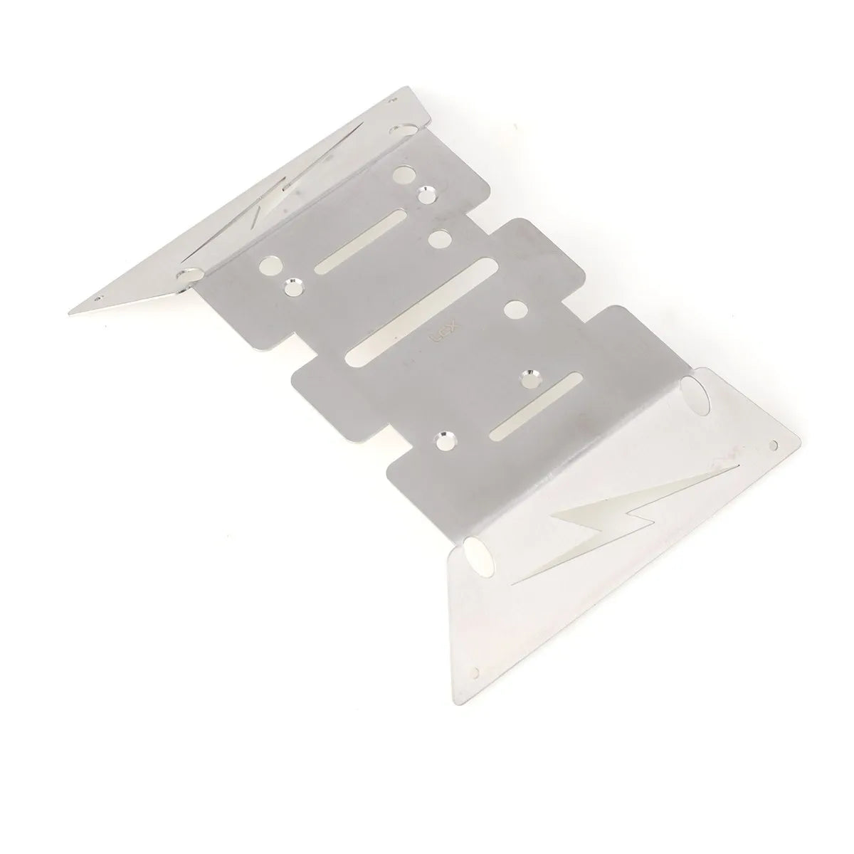 LCX Racing 1/10 RC Crawler Stainless Skid Plate Guard Chassis Armor for Axial AXP8 Gilamon Upgrades Parts Accessories