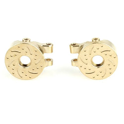 LCX Racing 1/18 RC Crawler Car CNC Brass Steering Knuckles for Traxxas TRX4M Upgrades Parts Accessories