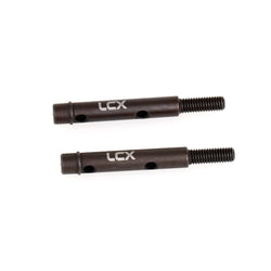 LCX Racing 1/18 RC Truck Car Hard Steel Portal Stub Axle Drive Shaft for Axial UTB18 Capra Upgrades Parts Accessories