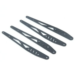 LCX Racing 1/10 RC Crawler Carbon Fiber Rear Lower Link Reinforce Plate for Axial RBX10 RYFT Upgrades Parts Accessories