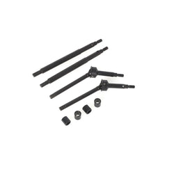 LCX Racing 1/18 RC Crawler Hard Steel Universal Front Rear Axle Drive Shaft Set for Traxxas TRX4M Upgrades Parts Accessories