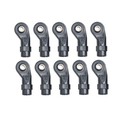 LCX Racing 1/10 RC Crawler Nylon Rod Ends Set 10pcs M4 Upgrades Parts Accessories for Traxxas TRX4 TRX6 Axial SCX10 II III PRO