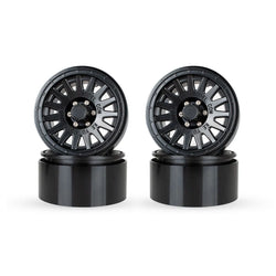 LCX Racing 1/10 RC Crawler Aluminum Beadlock 2.2" Wheel Rim for Traxxas TRX4 Axial SCX10 II III Wraith Upgrades Accessories
