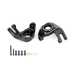 LCX Racing 1/6 RC Crawler CNC Aluminum AR90 Front Axle Steering Knuckle for Axial SCX6 Upgrades Parts Accessories