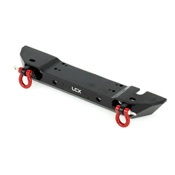 LCX Racing 1/10 RC Crawler Aluminum Front Bumper for Traxxas TRX4 TRX6 Axial SCX10 II III PRO Gen8 Gen9 Upgrades Accessories