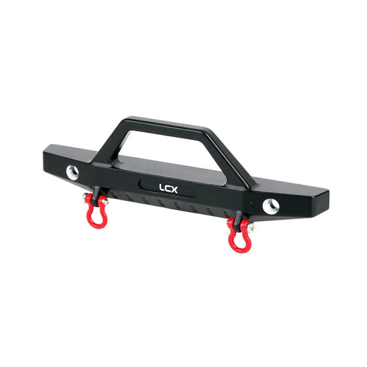 LCX Racing 1/18 RC Crawler CNC Aluminum Front Bumper for Traxxas TRX4M F150 K10 Upgrades Parts Accessories