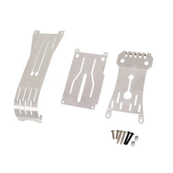LCX Racing 1/10 RC Truck Stainless Steel Skid Plate Guard Chassis Armor for Tamiya Hotshot II Upgrades Parts Accessories