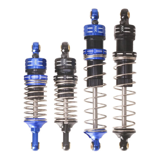 LCX Racing 1/10 RC Truck Front Rear Shock Set Damper for Tamiya DT-04 Fighter NXGEN Upgrades Parts Accessories