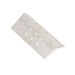 LCX Racing 1/10 RC Crawler Car Stainless Steel Rear Chassis Guard Chassis Armor for Traxxas TRX6 Upgrades Parts Accessories