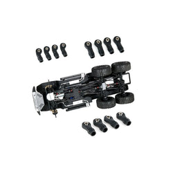 LCX Racing 1/10 RC Crawler Nylon Rod Ends Set 10pcs M4 for TRX4 TRX6 SCX10 II III UTB10 Upgrades Parts Accessories