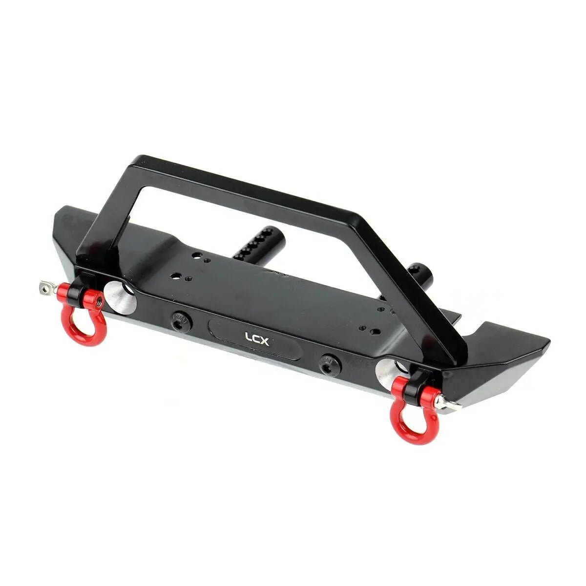 LCX Racing 1/10 RC Crawler Aluminum Front Bumper for Traxxas TRX4 TRX6 Axial SCX10 II III PRO Gen8 Upgrades Parts Accessories