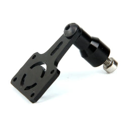 LCX Racing 1/24 Aluminum Rear Body Spare Tire Holder Rack Tire Carrier for Axial SCX24 JLU Upgrades Parts Accessories