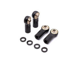 LCX Racing 1/10 RC Crawler Aluminum Rod Ends Set 4pcs M4 for TRX4 TRX6 SCX10 II III PRO Upgrades Parts Accessories