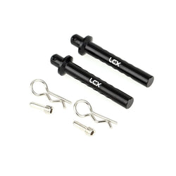 LCX Racing 1/10 RC Crawler Aluminum Front Body Post Mount for Axial SCX10 II 90046 90047 Upgrades Parts Accessories