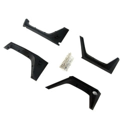LCX Racing 1/10 RC Crawler DIY Nylon Mud Guard Fender Flare for Axial SCX10 II Wrangler Body Upgrades Parts Accessories