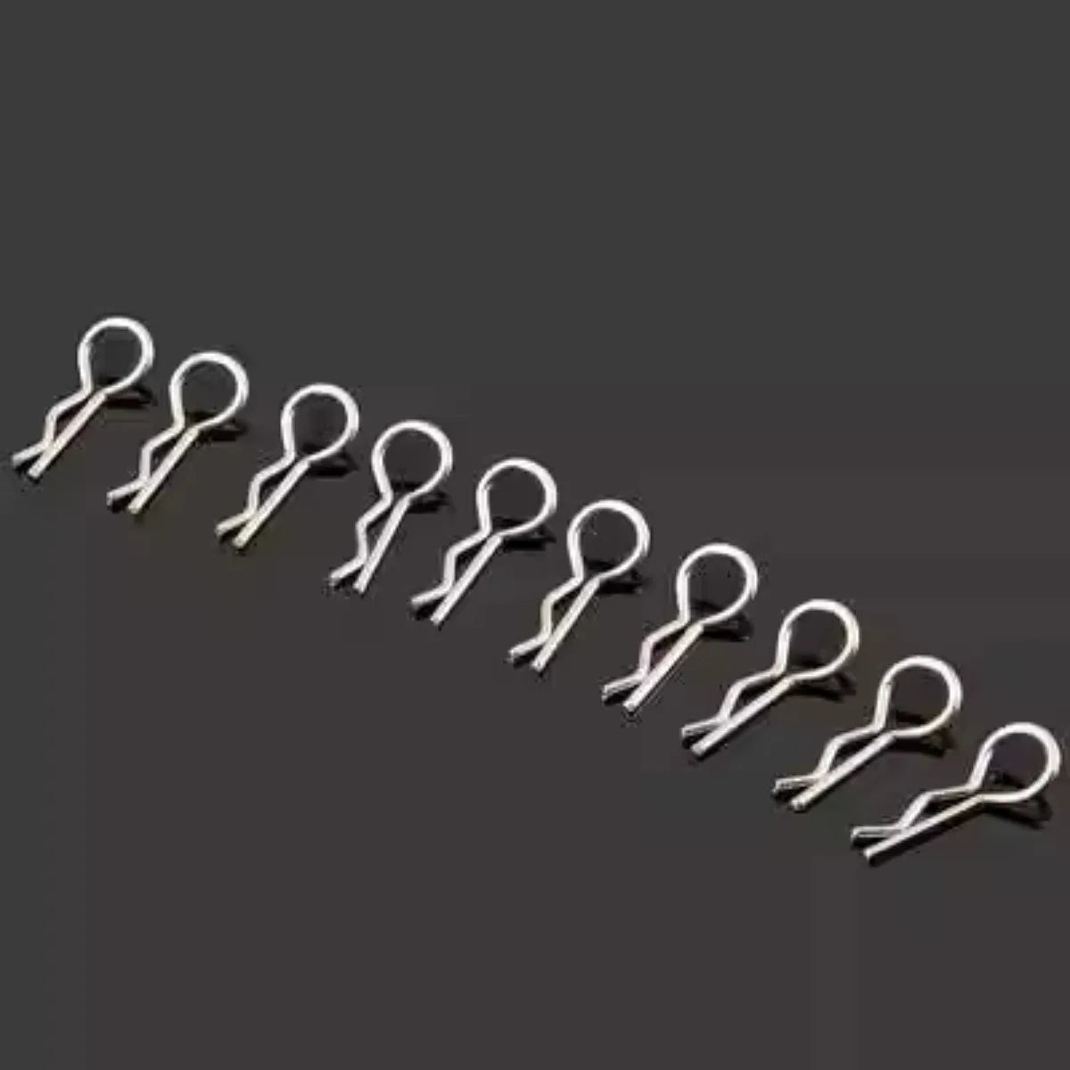 LCX Racing Stainless Steel RC Body Clips 16mm 20mm 30mm for 1/8 1/10 1/16 RC Truck Crawler Car, Upgrades Parts Accessories