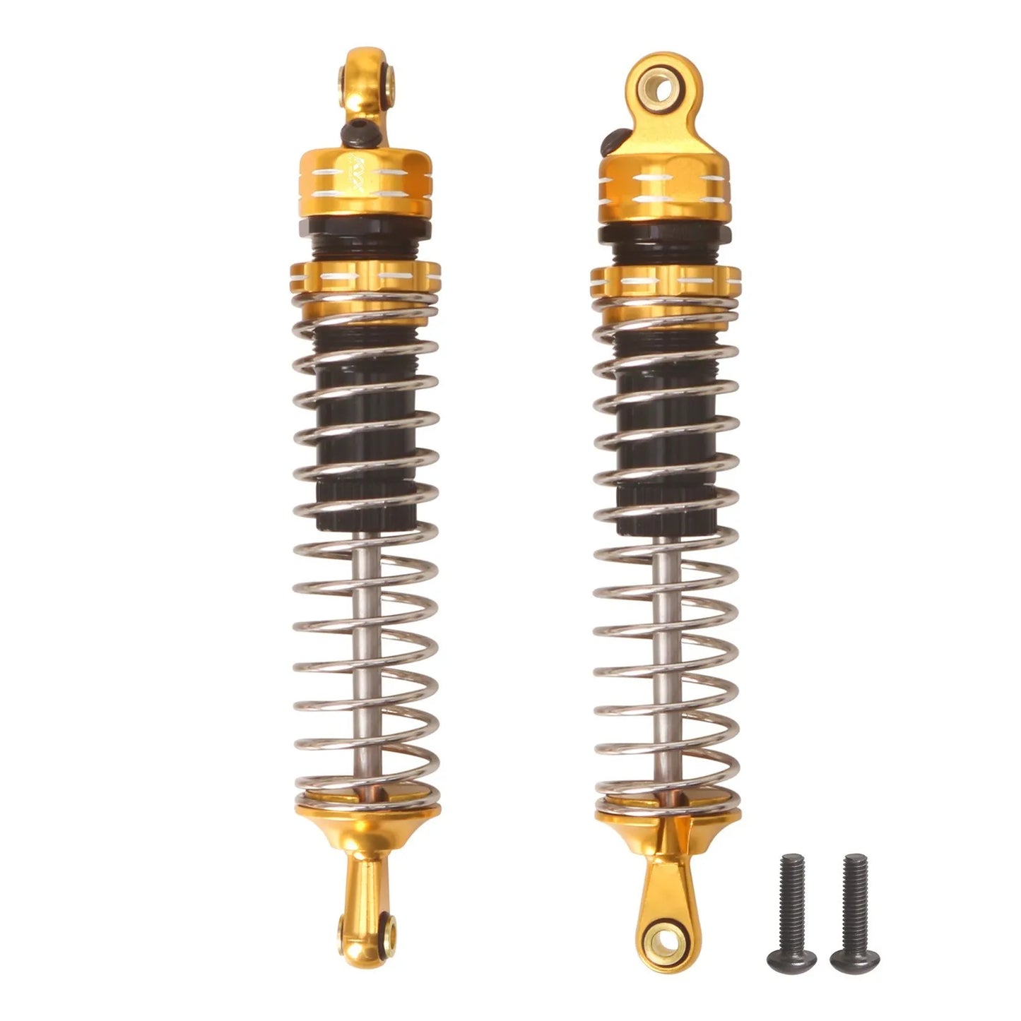 LCX Racing 1/10 RC Truck Aluminum Front Rear Shock Set Damper for Tamiya The Bigwig 2017 Upgrades Parts Accessories