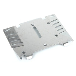 LCX Racing 1/10 RC Crawler Stainless Steel Skid Plate Guard Chassis Armor for Axial RBX10 RYFT Upgrades Parts Accessories
