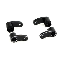 LCX Racing 1/18 RC Crawler CNC Aluminum Adjustable Front Rear Shock Tower Mount for Traxxas TRX4M Upgrades Parts Accessories