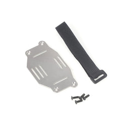LCX Racing 1/10 RC Crawler Steel Front Battery Plate Battery Tray for Traxxas TRX4 TRX6 Upgrades Parts Accessories