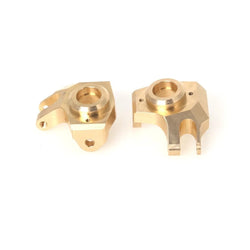 LCX Racing 1/10 RC Crawler Brass AR44 Front Axle Steering Knuckle Set Upgrades Parts Accessories for Axial SCX10 II 90046 90047