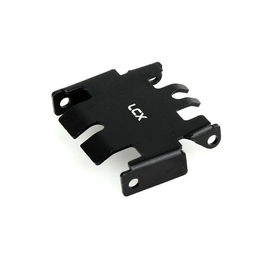 LCX Racing 1/18 RC Crawler Car Stainless Steel Skid Plate Guard Chassis Armor for Traxxas TRX4M Upgrades Parts Accessories