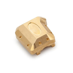 LCX Racing 1/10 RC Crawler Car CNC Brass Front Rear Axle Differential Cover for Traxxas TRX4 TRX6 Upgrades Parts Accessories