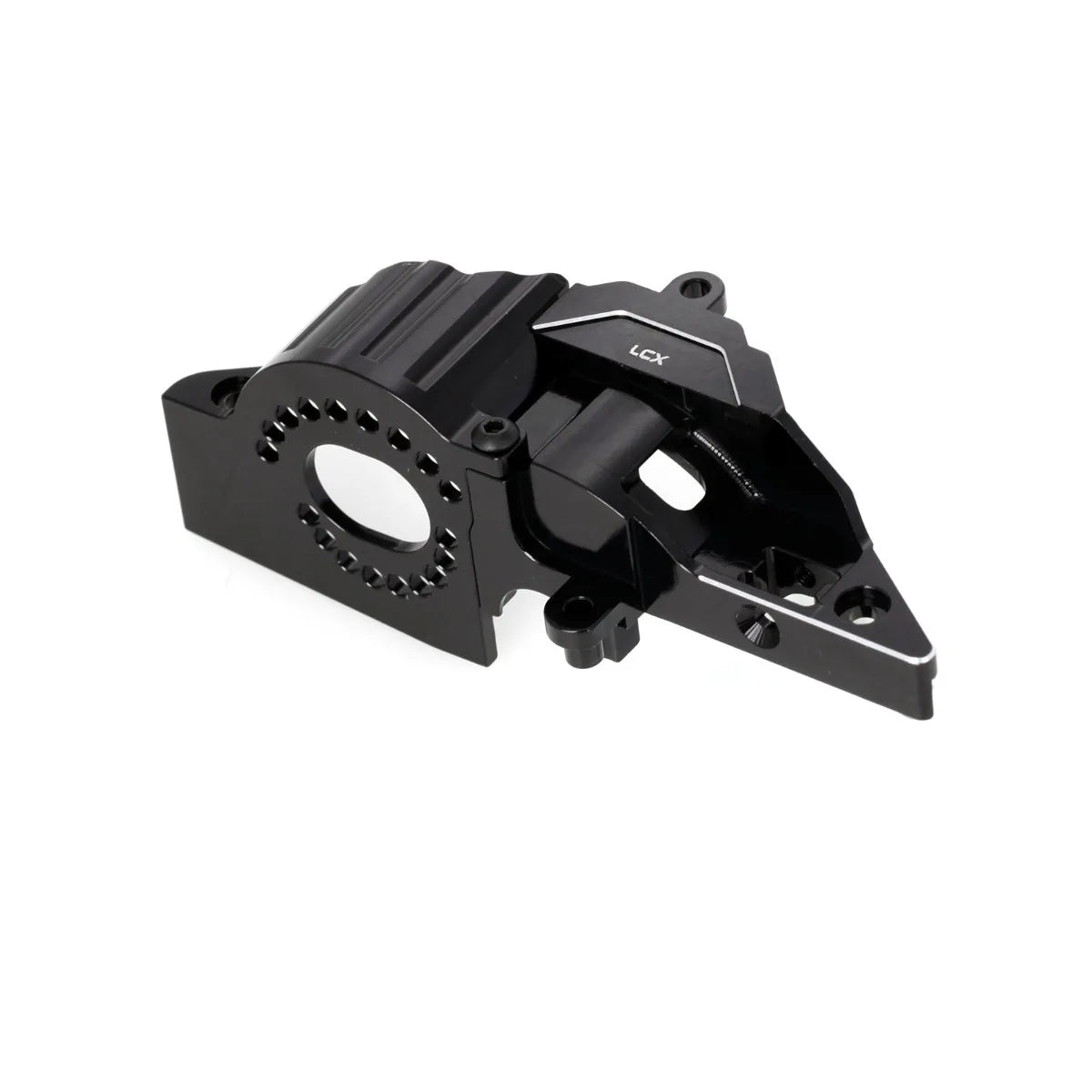 LCX Racing 1/16 RC Truck Aluminum Transmission Housing Motor Mount for Traxxas Mini Maxx Mini XRT Upgrades Parts Accessories