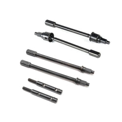 LCX Racing 1/18 RC Crawler Hard Steel F9 Front Rear Axle Drive Shafts CVD Upgrades Parts Accessories for UTB18 Capra