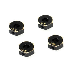 LCX Racing 1/10 RC Crawler Car CNC Brass 12mm Wheel Hex for Axial UTB10 Capra SCX10 III PRO Upgrades Parts Accessories