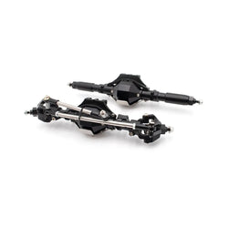 LCX Racing 1/10 RC Crawler Car Aluminum AR44 Front Rear Axle Complete Set for Axial SCX10 II 90046 90047 Upgrades Accessories