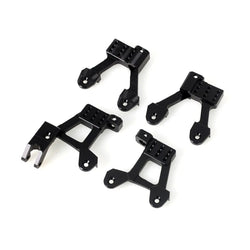 LCX Racing 1/10 RC Crawler Aluminum Front Rear Shock Tower Shock Mount Upgrades Parts Accessories for SCX10 II 90046 90047