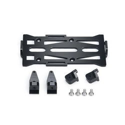 LCX Racing 1/24 RC Crawler CNC Aluminum Battery Tray Shock Mount Upgrades Parts Accessories for Axial SCX24 AX24