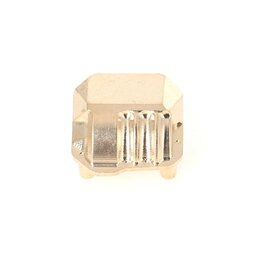 LCX Racing 1/10 RC Crawler Brass AR44 Front Rear Axle Differential Cover Upgrades Parts Accessories for Axial SCX10 II