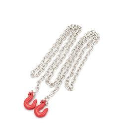 LCX Racing 1/10 Metal Tow Chain w/Hook for RC Crawler Car RC Truck Realistic Tools Upgrades Parts Accessories