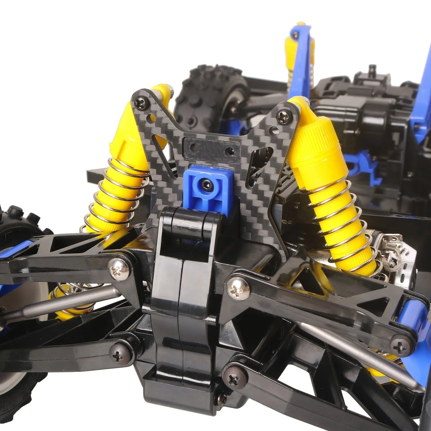 LCX Racing 1/10 RC Truck Car Carbon Fiber Rear Shock Tower Damper Stay for Tamiya The Bigwig 2017 Upgrades Parts Accessories