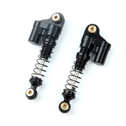 LCX Racing 1/24 RC Crawler Car Aluminum 37mm 2pcs Shock Absorber Suspension Damper for Axial SCX24 Upgrades Parts Accessories