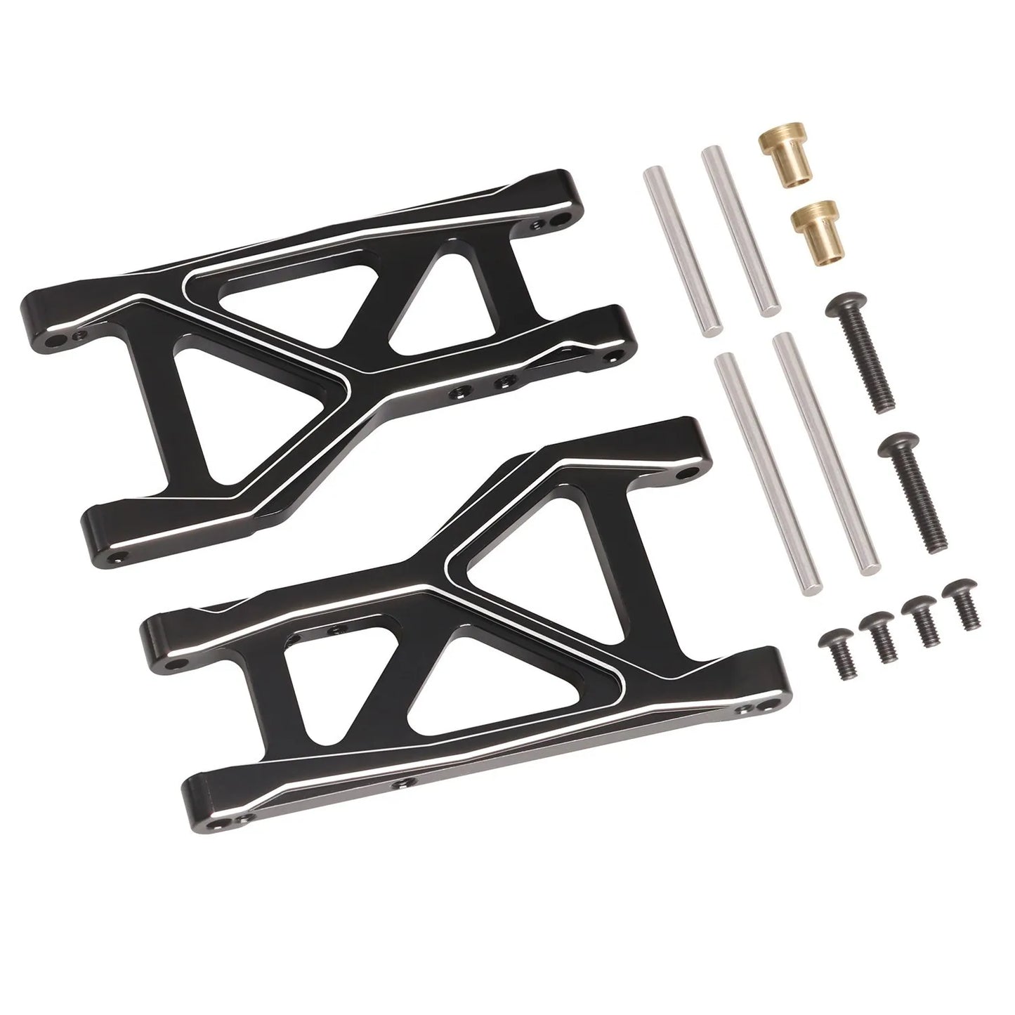 LCX Racing 1/10 RC Truck  Aluminum Front Rear Suspension Arms for Tamiya DT-04 Fighter NXGEN Upgrades Parts Accessories