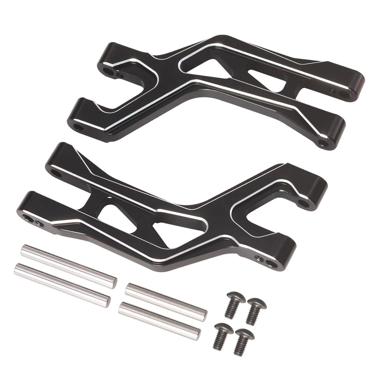 LCX Racing 1/10 RC Truck  Aluminum Front Rear Suspension Arms for Tamiya DT-04 Fighter NXGEN Upgrades Parts Accessories
