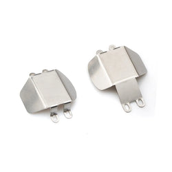 LCX Racing 1/10 RC Crawler Car Stainless Steel Front Rear Axle Guard Armor for Tamiya CC-02 Upgrades Parts Accessories