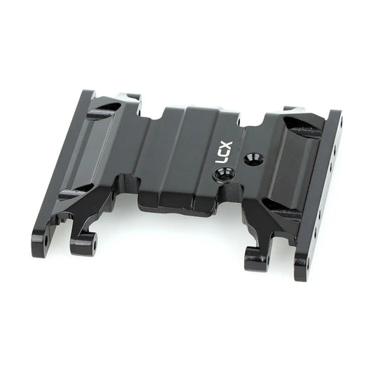 LCX Racing 1/10 RC Crawler Aluminum Skid Plate Transmission Mount for Axial SCX10 II 90046 90047 Upgrades Parts Accessories