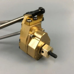 LCX Racing 1/10 RC Crawler Car Brass 12x8mm Wheel Hex Hub Drive Adapter for Traxxas TRX4 TRX6 Upgrades Parts Accessories